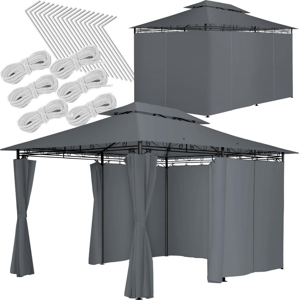 tectake® Gartenpavillon Emine 4 x 3 m Produktbild 