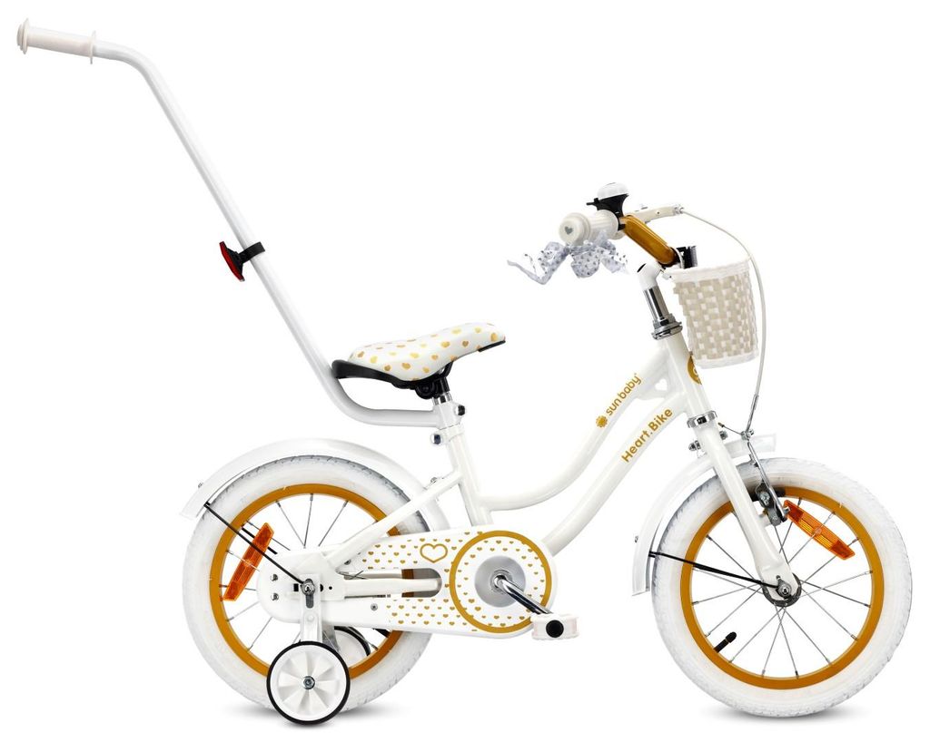 Detský bicykel SUN BABY Heart Bike pre dievčatá, 14 palcov, Obrázok produktu 