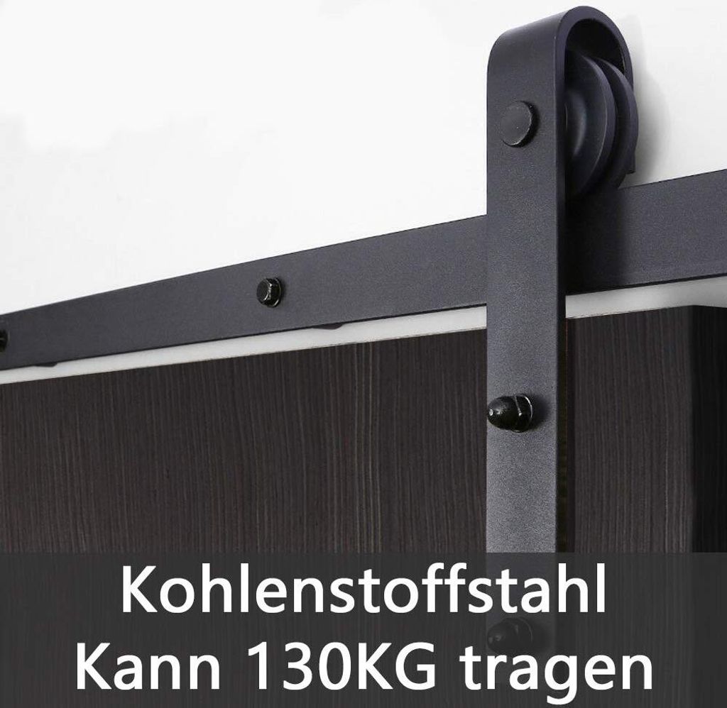 YARDIN 12FT/366cm Schiebetürbeschlag Set, Schiebetür Produktbild 5