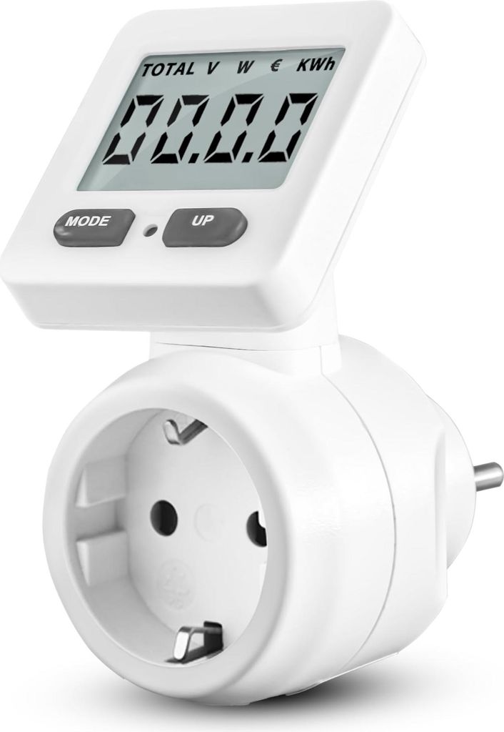 ELEKTROBOCK EMF-2 Stromzähler, drehbares Display, bis 3680 Watt, mit Kindersicherung