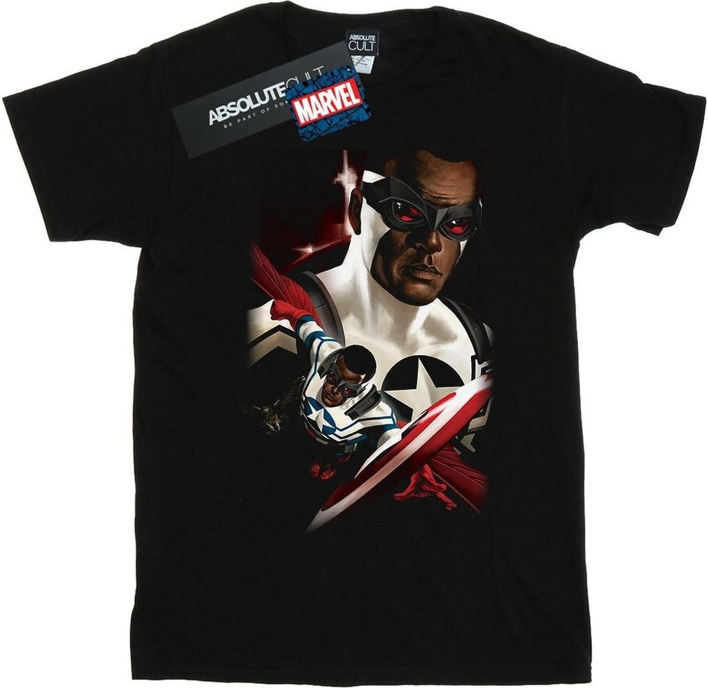 Marvel - T-Shirt für Herren BI43365 (4XL) (Schwarz)