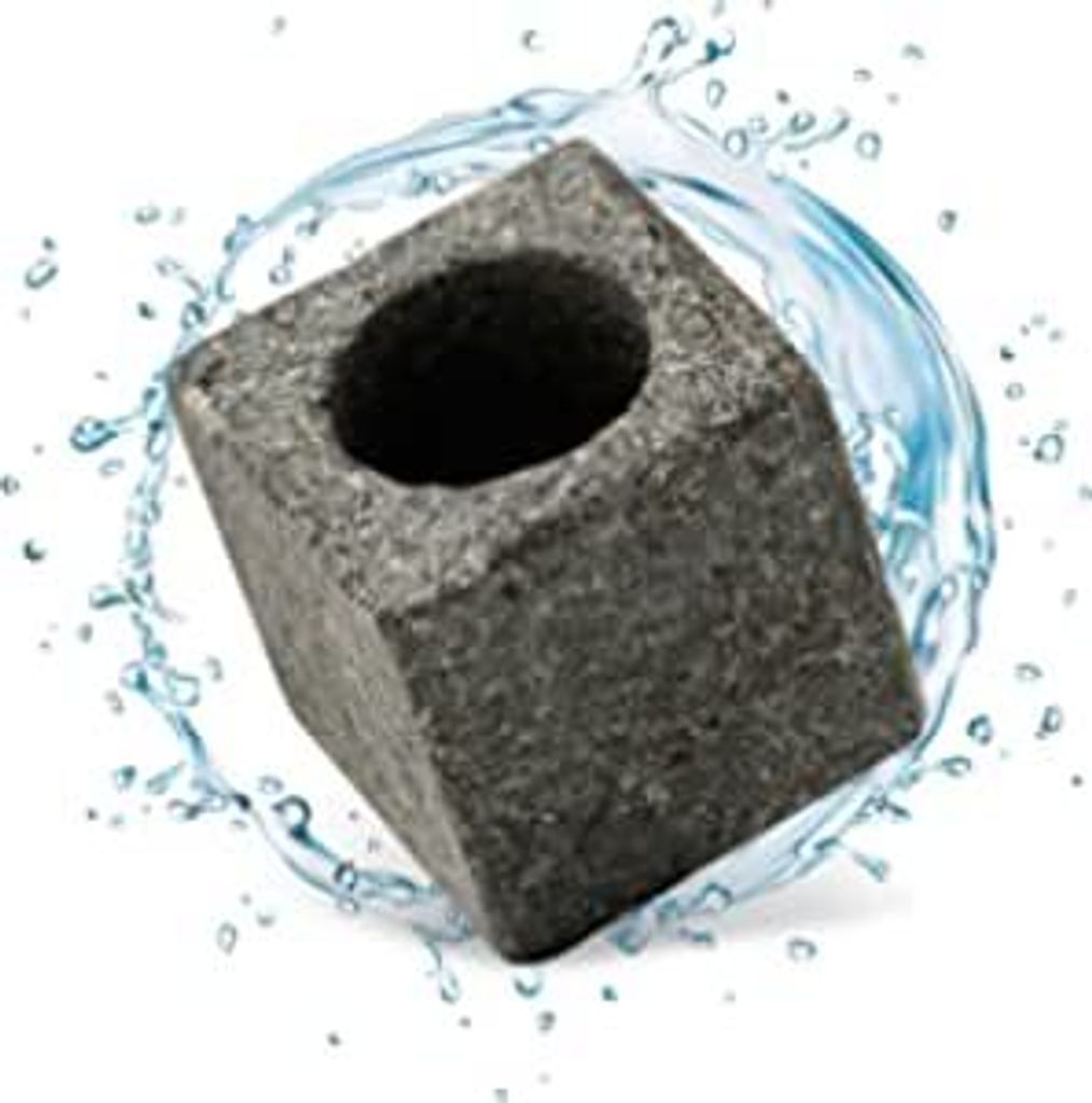 LoWell Sauna Aufguss Stein - Sauna Zubehör für den idealen Sauna Aufguss mit Mentholkristallen - Verdampfer Stein für ätherische Öle - Einze...