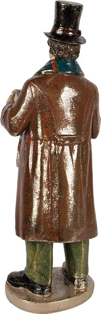 Crèche de Noël pour Centre de Table - Figurine Rouge Clayre & Eef - 3