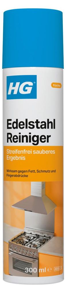 HG Edelstahl Reiniger 300 ml Produktbild 