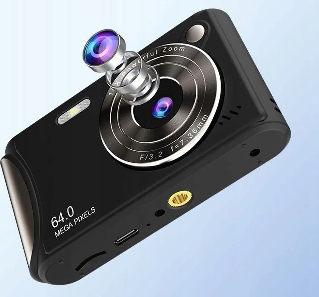 Fotocamera Digitale Compatta 4K Per Bambini E Ragazzi – 64MP, Zoom 18x, Con Scheda 32GB E Batteria – Regalo Compleanno