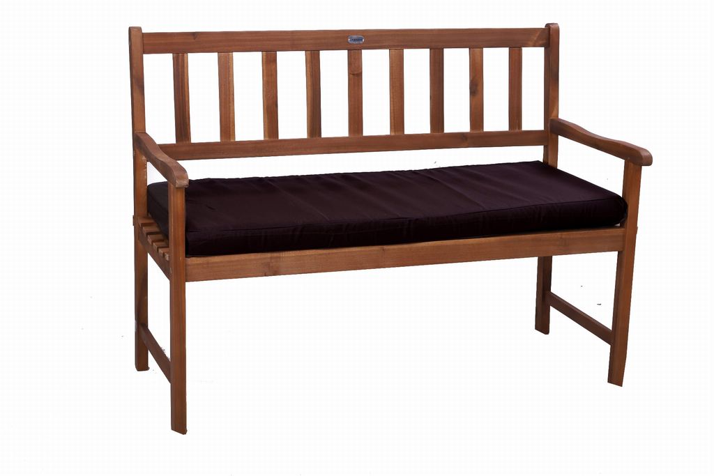 Vankúš na záhradnú lavicu 120x60x7cm hnedá| Vodotesný Obrázok produktu 