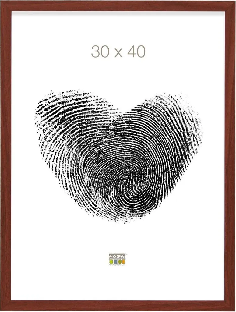 Cadre photo 40x50 cm Deknudt S44C brun clair pour agrandissements