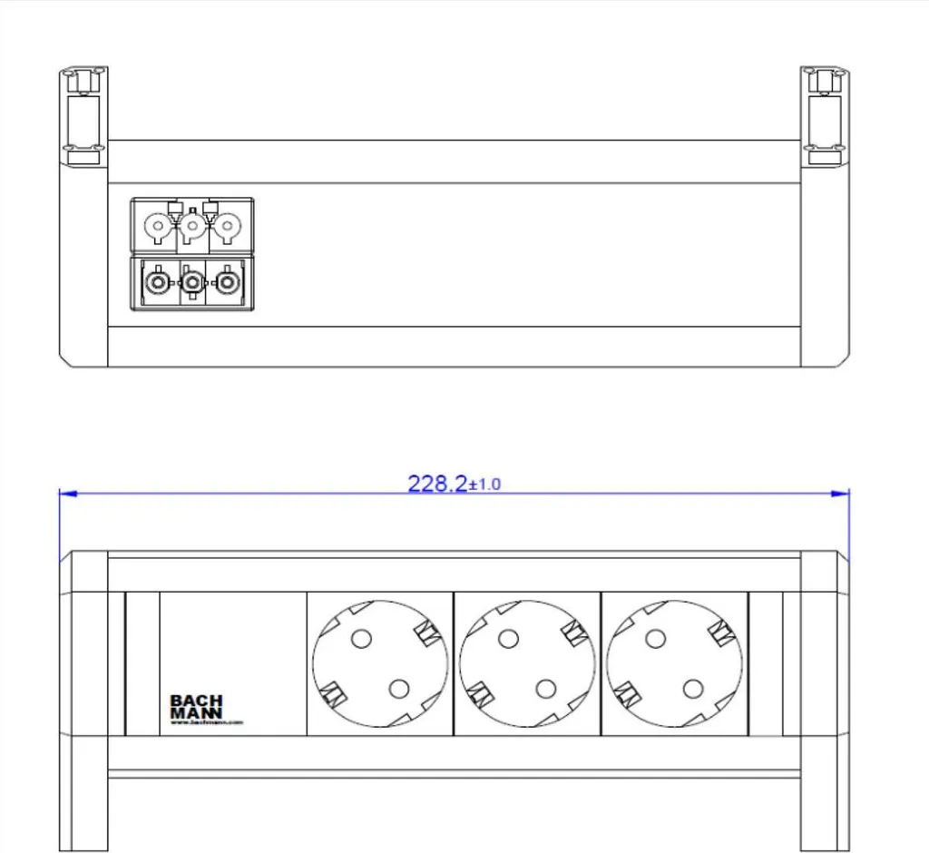 Multiprise de Table Bachmann DESK : Finissez-en avec les Câbles Emmêlés