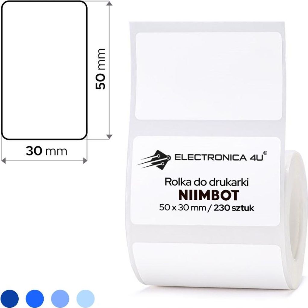 Etykiety samoprzylepne naklejki termiczne Niimbot B1 B4 B21 Zdjęcie produktu 