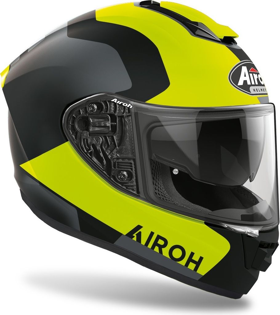 Integralhelm Crosshelm Schutzhelm Motorradhelm AIROH ST 501 Dock Gelb Größe XL