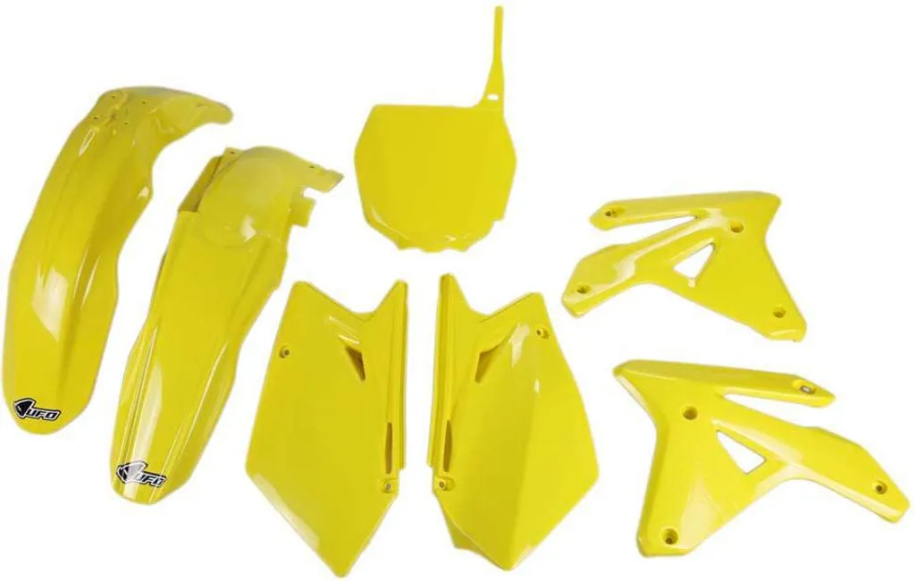 Plastiques complets Suzuki RM-Z 450 2007 UFO PLAST 7 pièces jaune