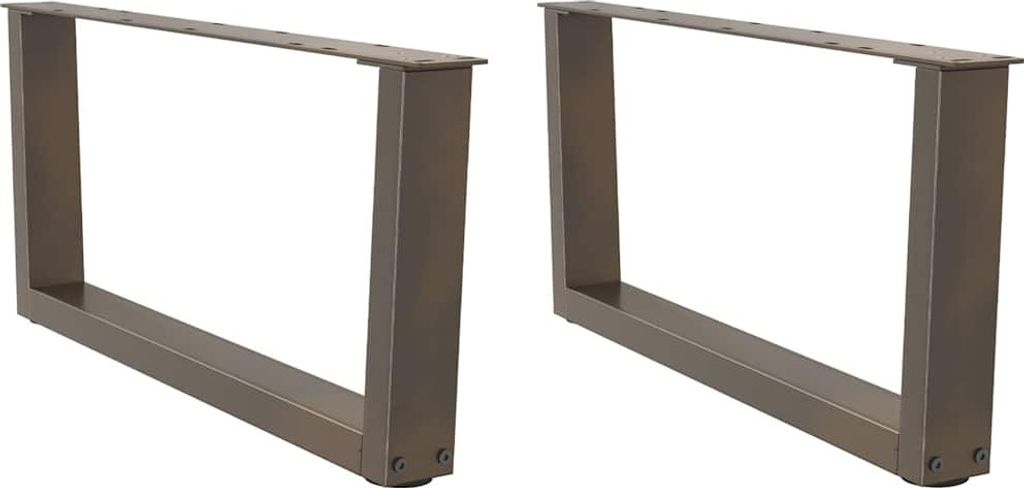 Couchtischbeine V-Form 2 Stück Naturstahl 70x(30-31,3) cm Stahl