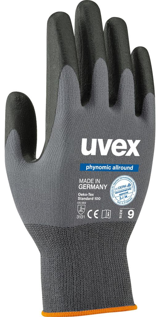 uvex 6004910 Ochranné rukavice veľkosť 10 gr/čierna Obrázok produktu 