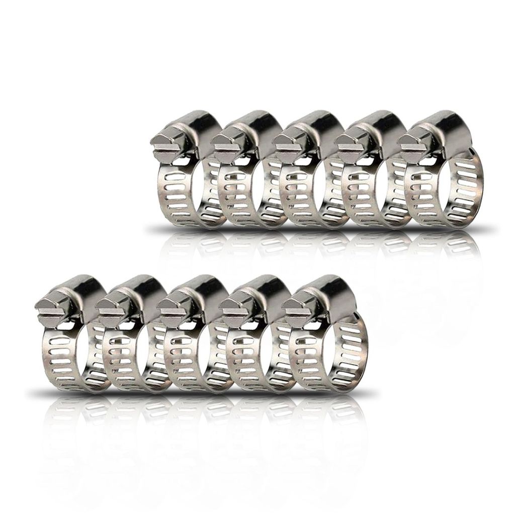 2 Stück JCS Schlauchschellen Aus Edelstahl, Größe 22 – Perfekt Für Schläuche Von 14–22 Mm, Typ O Von Jubilee