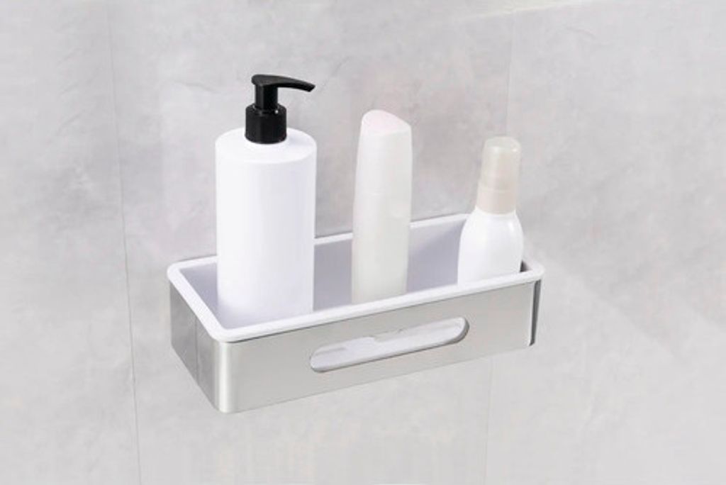 Sprchový koš obdélník 25x11x5,8 cm nerez Obrázek produktu 