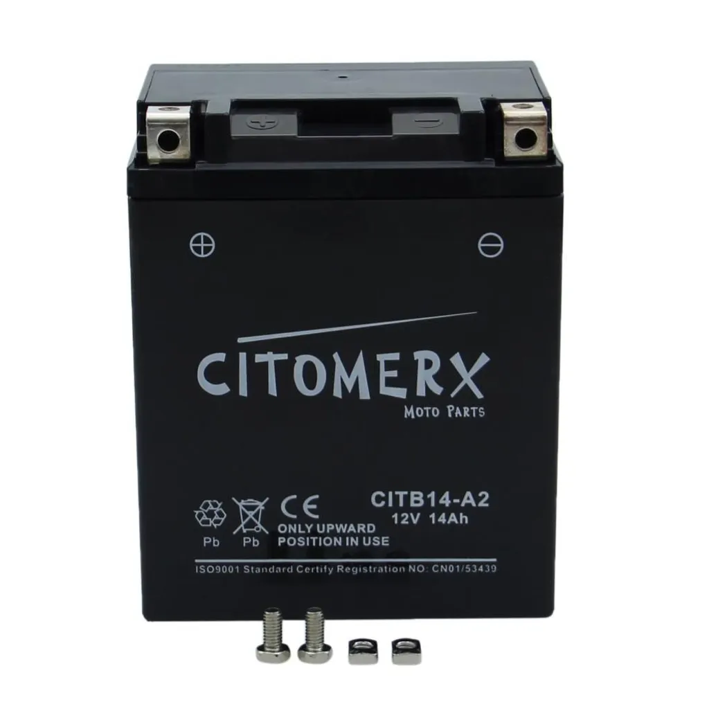 Batterie Anti-Panne YB14-A2 Gel 12V 14Ah - Solution Démarrage Difficile