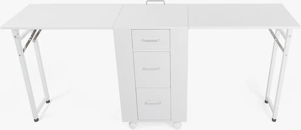 Table manucure pour petits salons double poste mobile modèle compact - 5