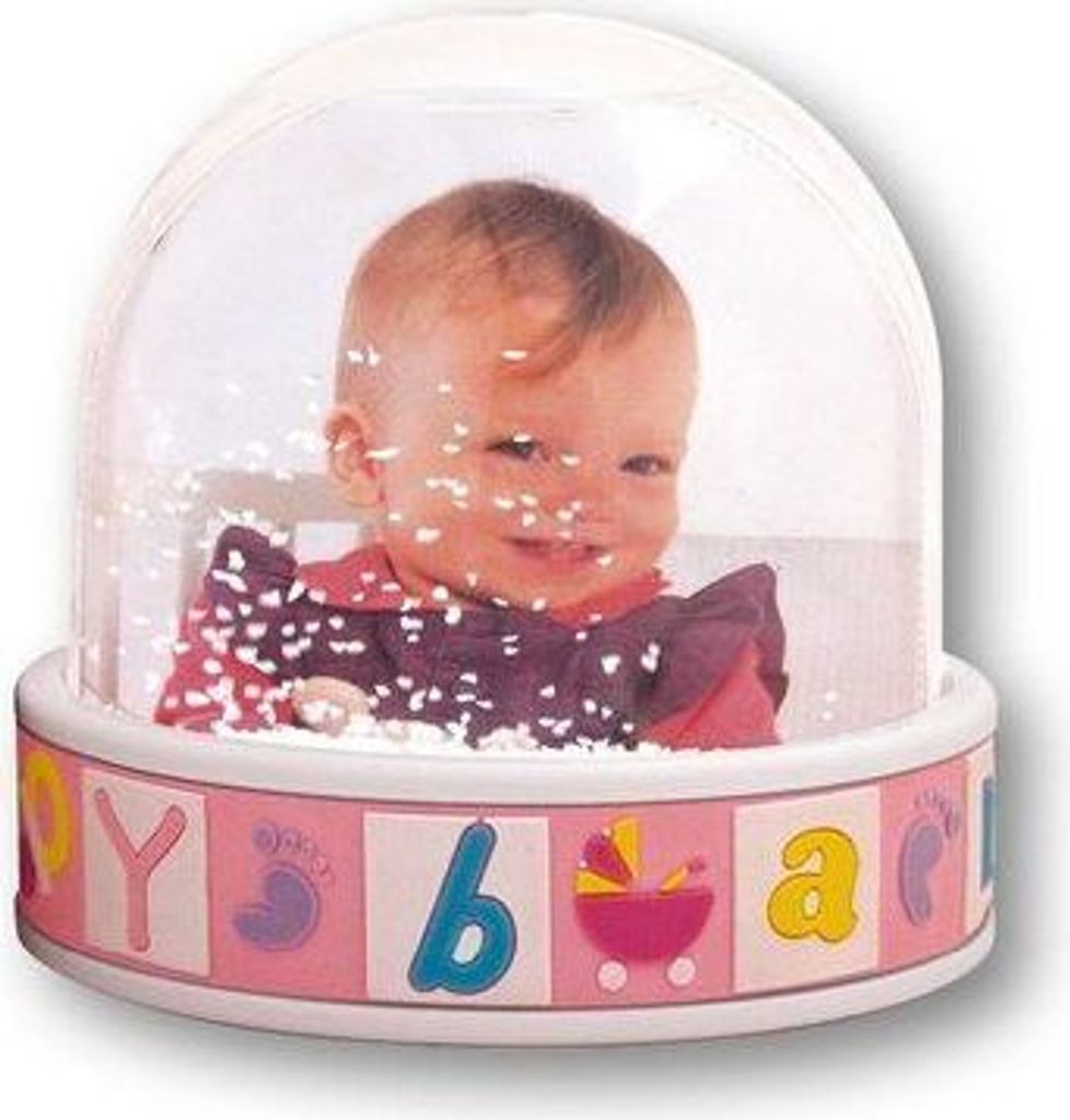 ZEP Fotokugel, Schneekugel, Bilderkugel Baby, pink, für Produktbild 