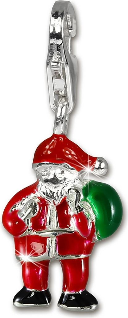 SilberDream Charm Armband Anhänger Weihnachtsmann 925 Echt Silber FC3112