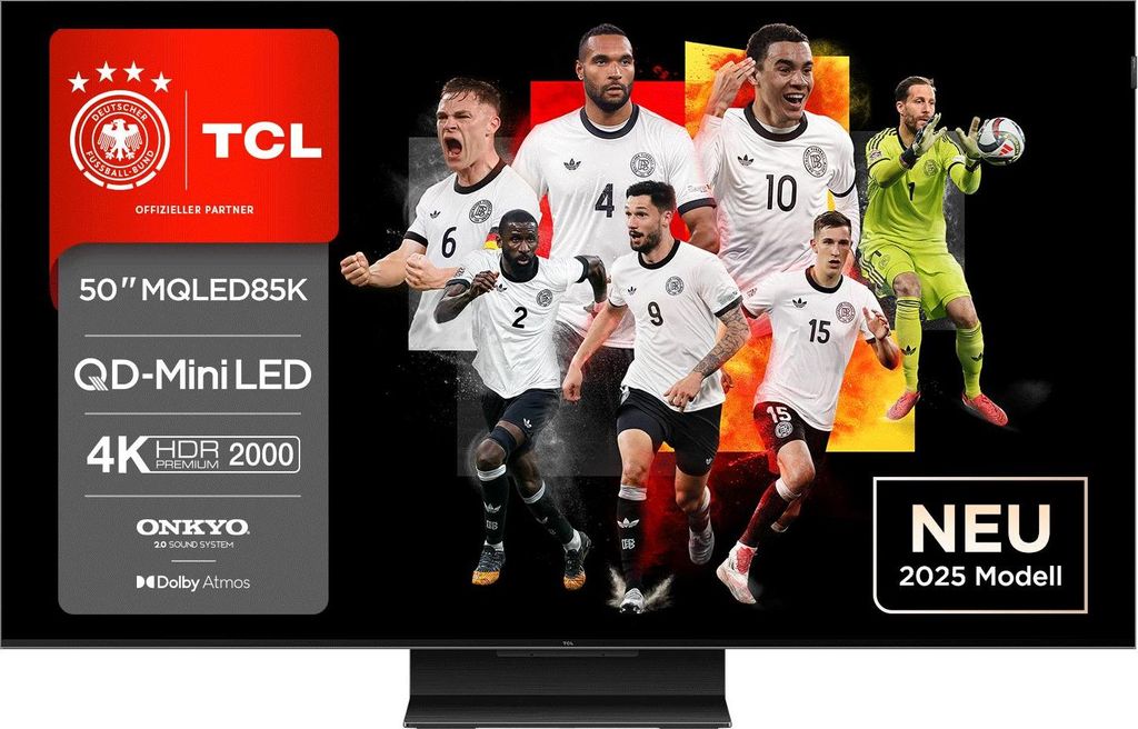 TCL 50MQLED85K QLED Mini-LED TV 50' 4K Smart-TV Dolby Vision