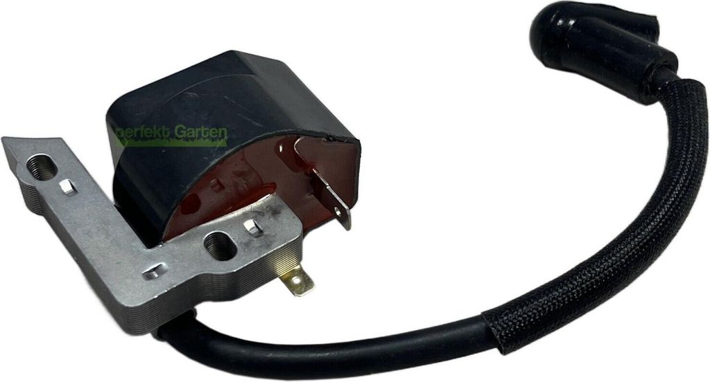 A single ignition coil for a chainsaw, shown against a white background.