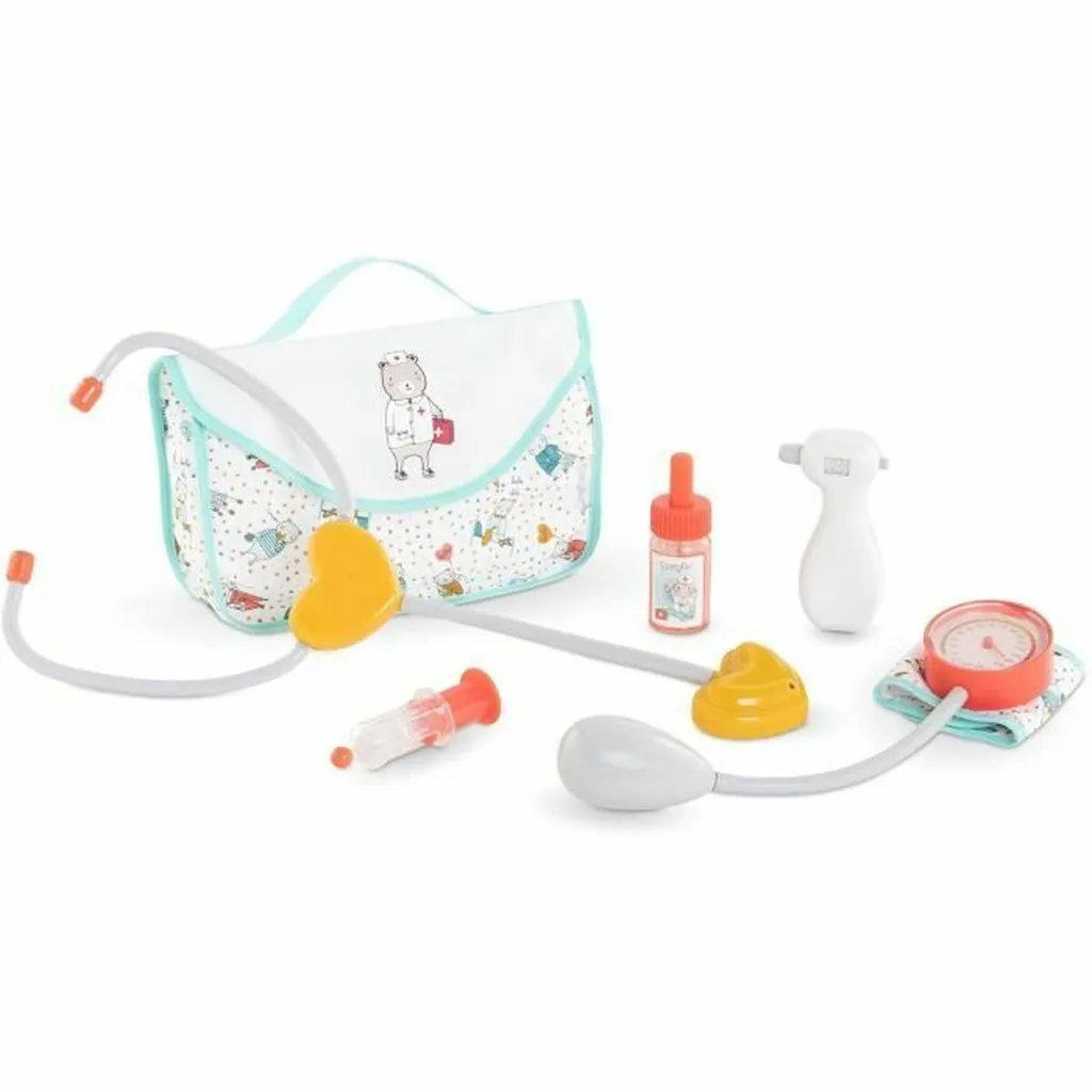 Coffret docteur interactif Corolle pour grand poupon avec stéthoscope
