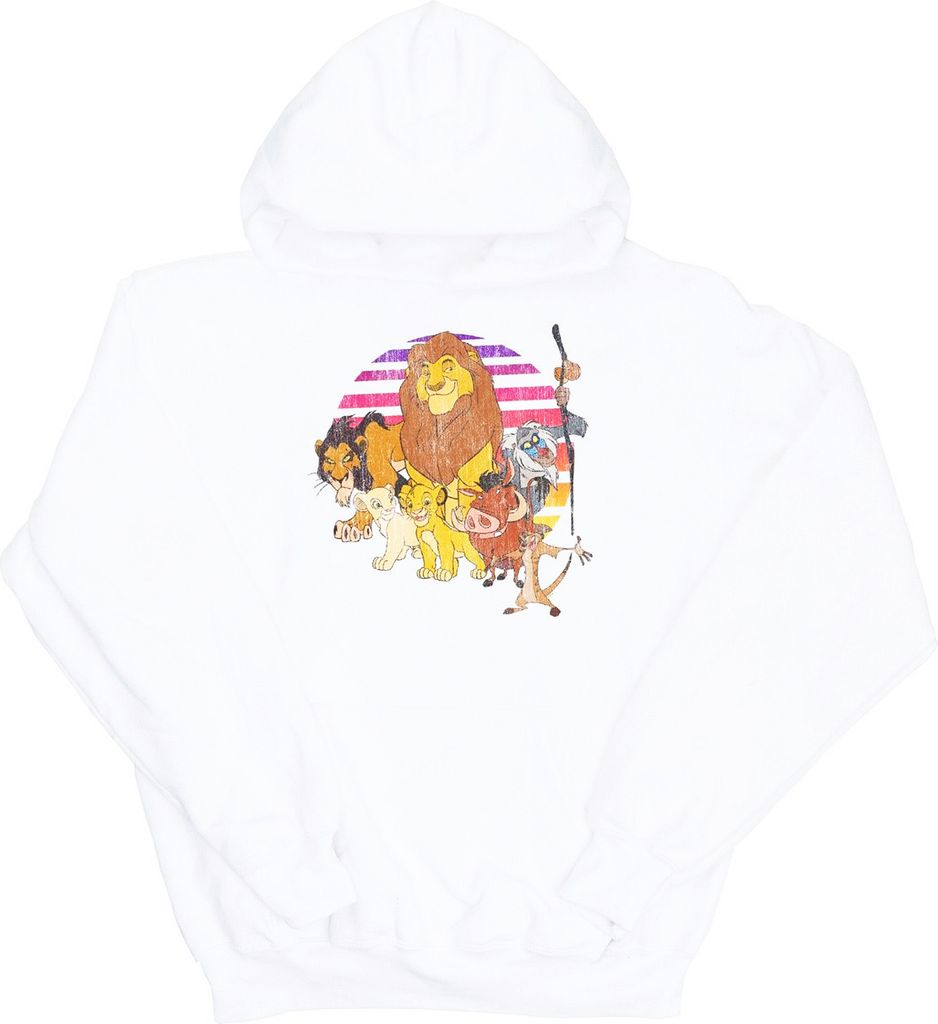 Disney - "The Lion King Pride Family" Kapuzenpullover für Mädchen BI8772 (116) (Weiß)