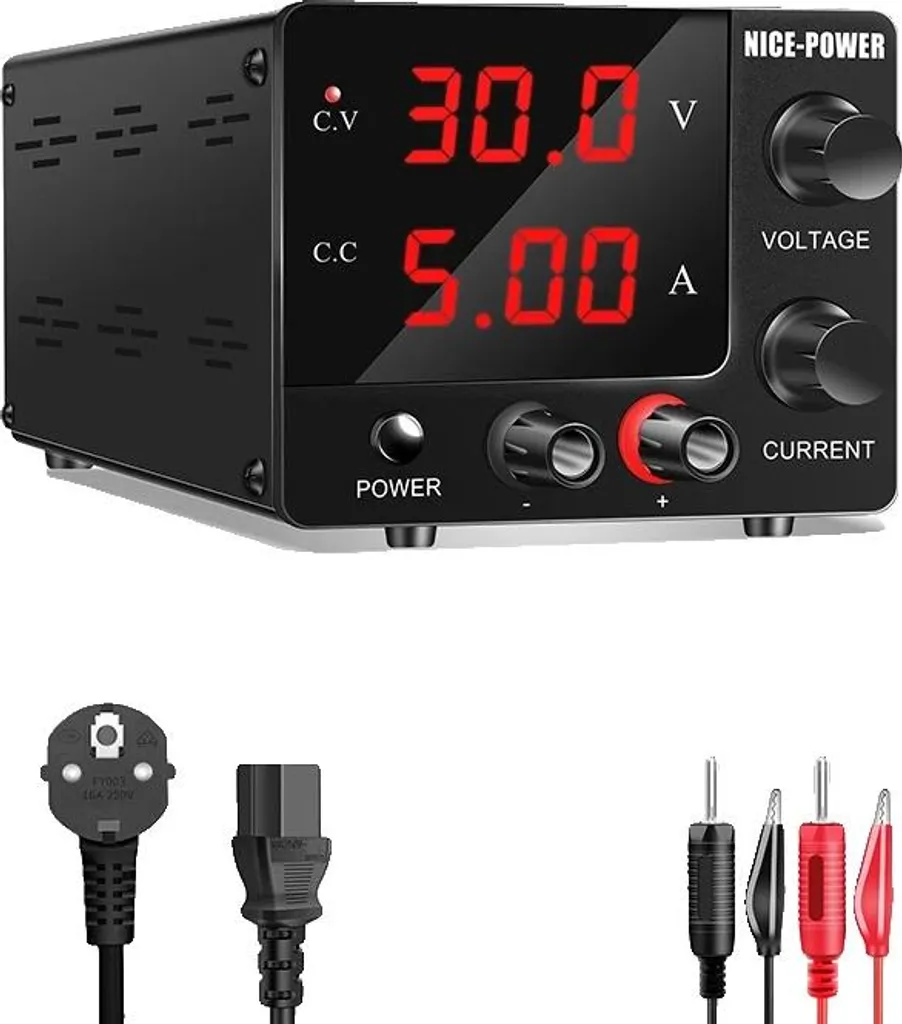 Alimentation stabilisée 30V 5A mini haute précision réglable 220V EU
