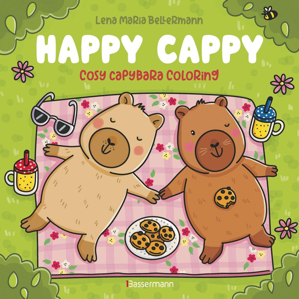 Happy Cappy - Cosy Capybara Coloring. Ein Ausmalbuch für Produktbild 