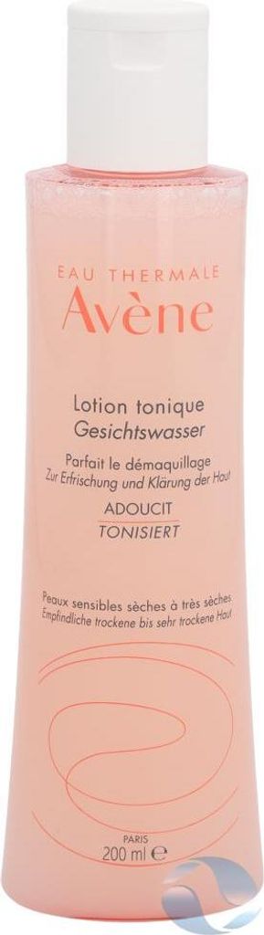 A product shot of a bottle of Avène lotion.