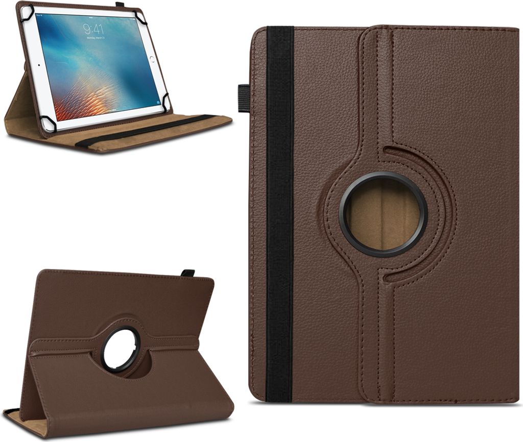 Tablet Hülle für Apple iPad Air 11 2025 Tasche Schutzhülle Case 360° Drehbar Farben:Braun