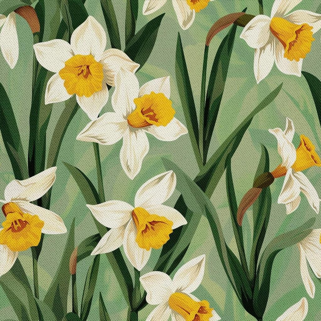 OUTDOOR DEKOSTOFFE OXFORD - Motiv Frühling I DX7607