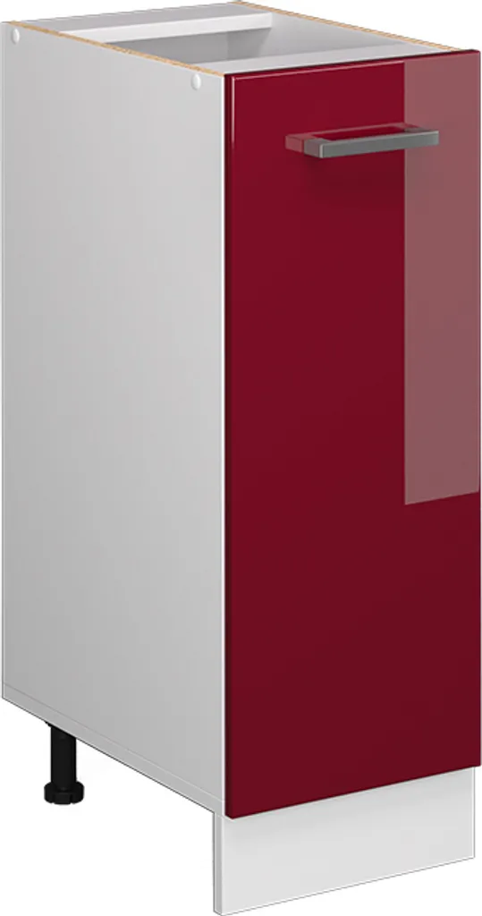 Mobile Base Vicco R-Line Bordeaux Lucido 30 cm - Design Componibile