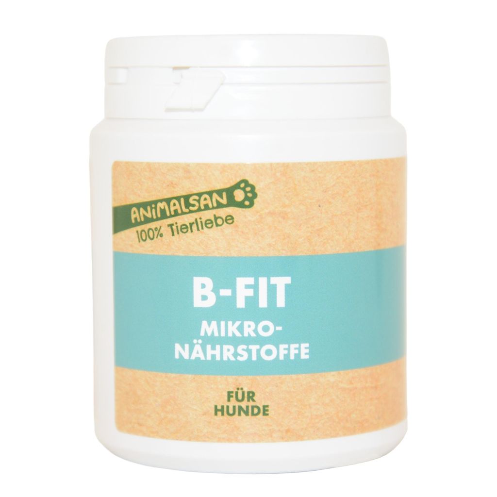 Animalsan B-Fit 100St – B-Komplex Tabletten für Hunde – Ergänzungsfuttermittel mit Vitamin B1, B2, B5, B6, B12 & Folsäure – zur täglichen...