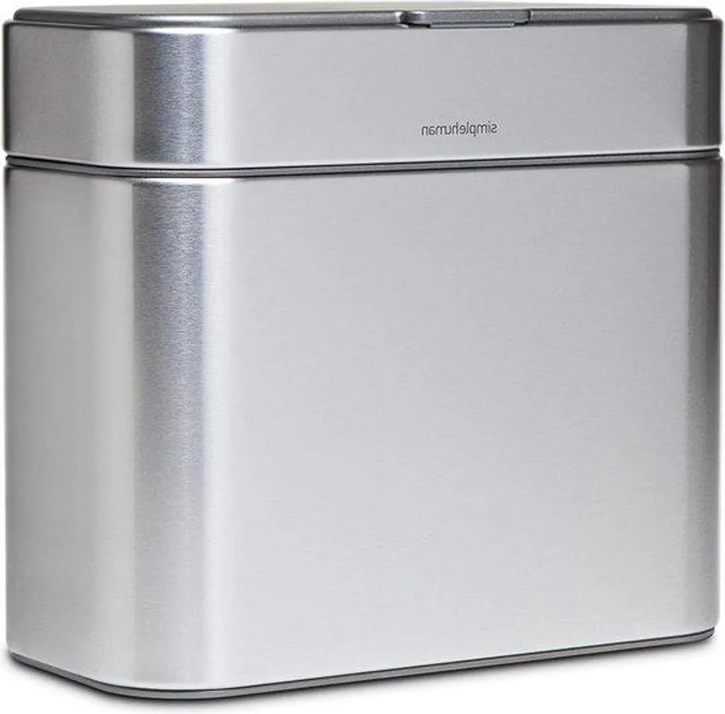 Seau à compost 4L en acier inoxydable avec couvercle filtrant charbon