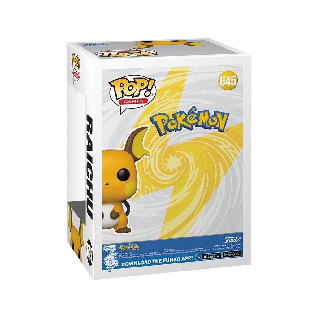 Pokemon POP! Games Vinyl Figur Raichu (EMEA) 9 cm Produktbild 3