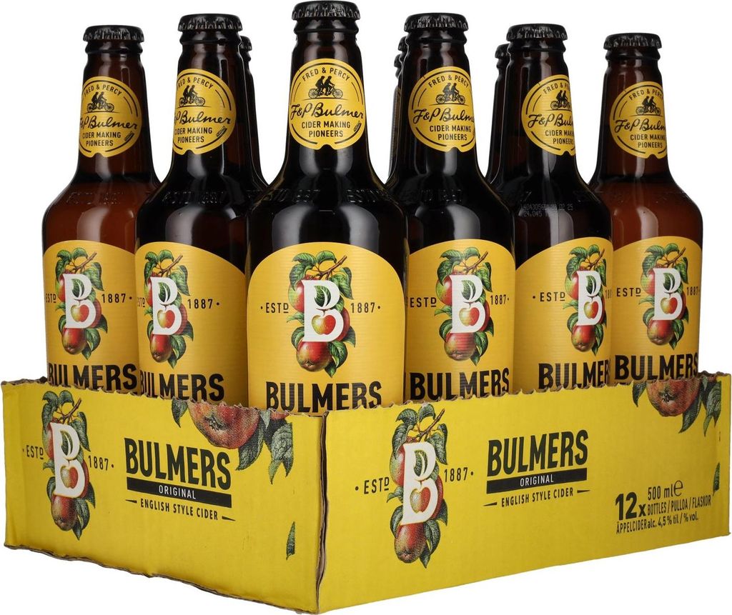 Bulmers Original English Style Cider 4,5% Vol. 12x0,5l Image du produit 