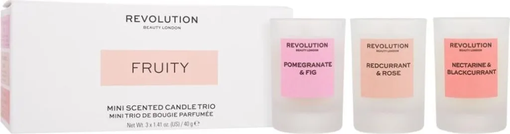 Bougies parfumées pour ambiance zen - Coffret bien-être aux fruits