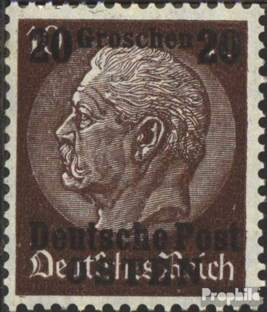 Briefmarken Generalgouvernement 1939 Mi 5 postfrisch Hindenburg