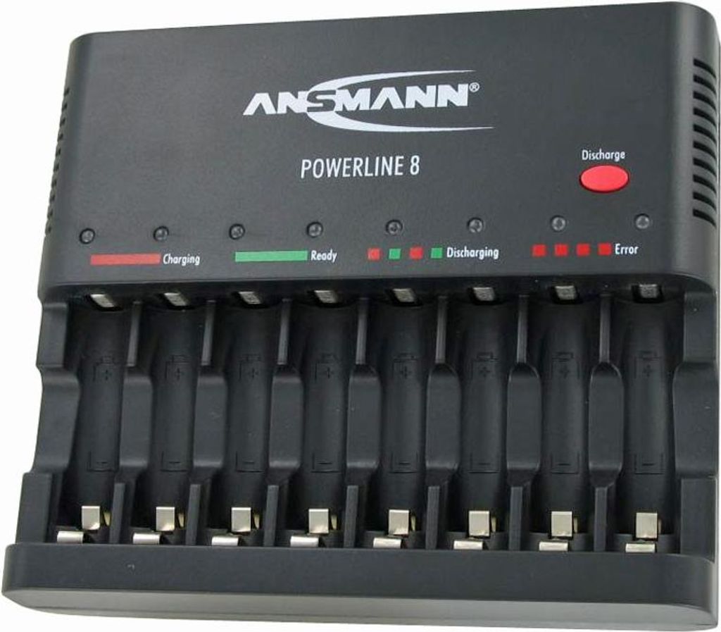 Ansmann Powerline 8 für 1-8 AA / AAA Akkus , ohne Produktbild 