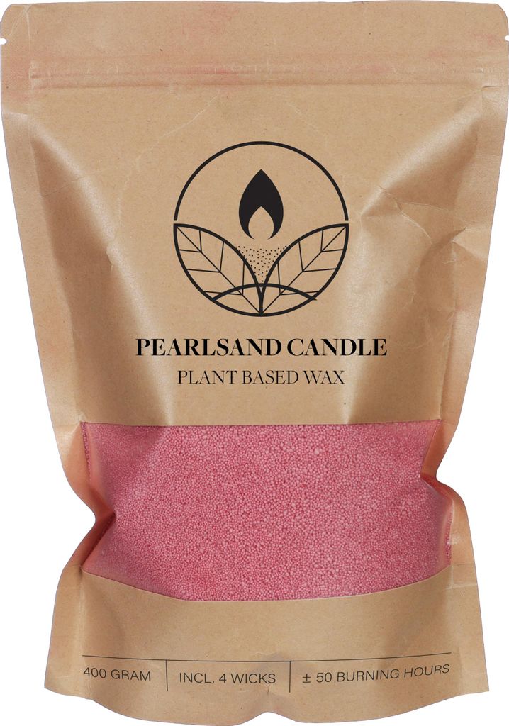 Kerzensand mit Dochten, 400 g Pink Produktbild 