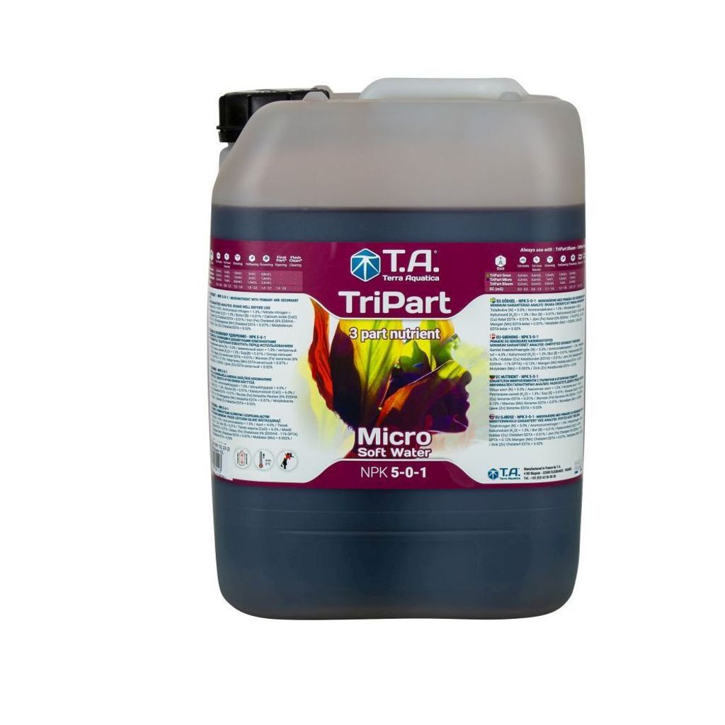 GHE FloraMicro / T.A. TriPart Micro, 10L (Softwater)