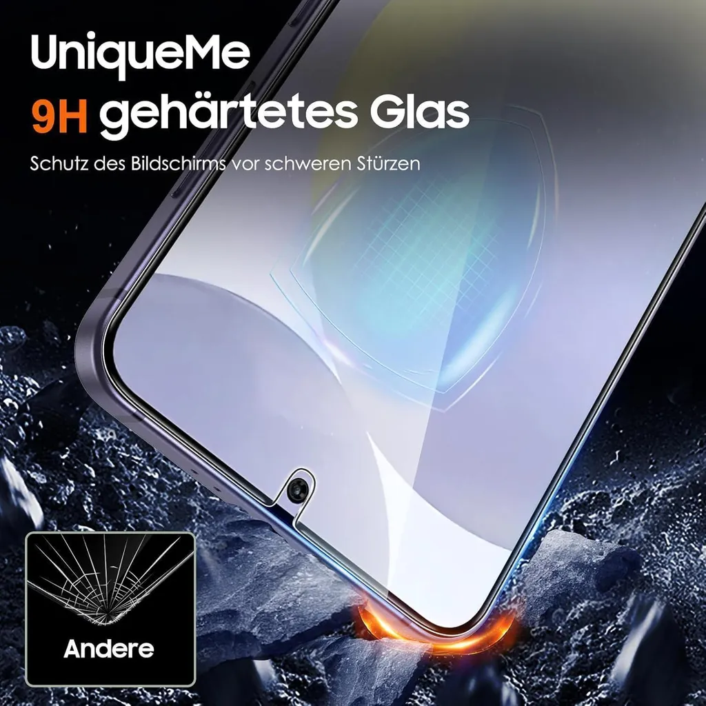 Kit Protezione Privacy Per Samsung Galaxy S24+ – 2 Vetri Temperati Anti-Spia 9H + 2 Protezioni Fotocamera + Cornice