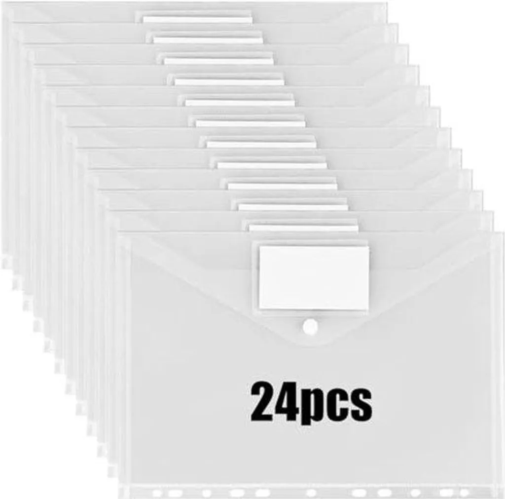 Classeur de rangement A4 24 compartiments pour organiser vos factures maison