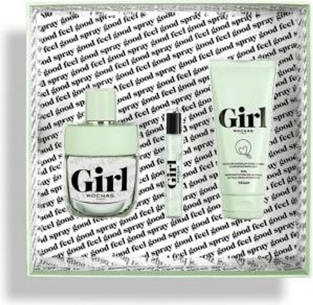 Rochas Girl Set Edt 100Ml + Edt 7,5Ml + Balm 100Ml Produktbild 