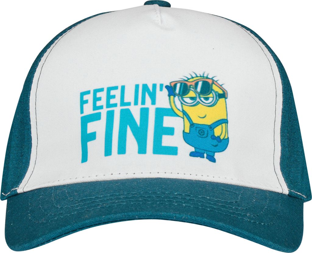 Minions Kinder Kappe Baseball-Cap Mütze Sommer-Hut , Farbe:Grün