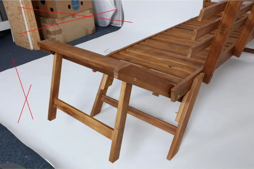 Banc Pliable Acacia 196cm - Solution gain de place pour Jardin - 2