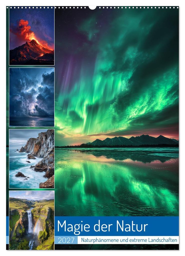 Magie der Natur (Wandkalender 2027 DIN A2 hoch), CALVENDO Monatskalender