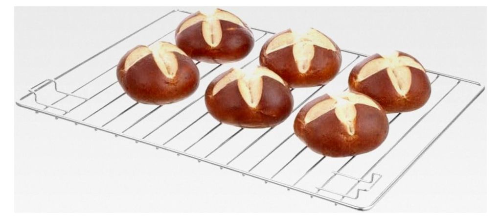 Rost für Öfen H90 und H90S, Backgitter, Grillrost, 433x338mm, Edelstahl (Packung mit 2)