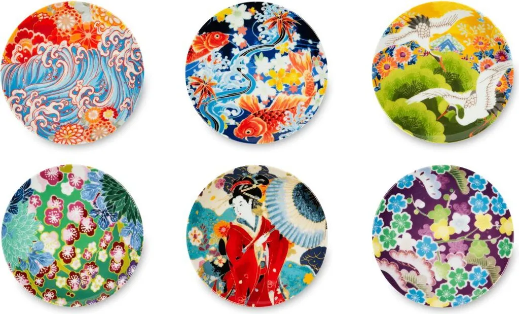 Set 6 Piatti Excelsa Kimono 15 cm: Porta il Giappone in Tavola